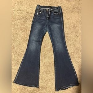 Flying Monkey Stretch Flare Jeans